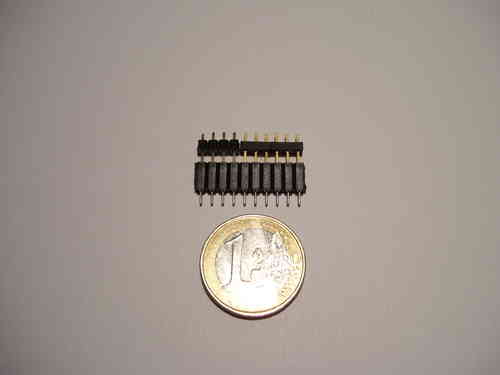 Mini Stecker/Buchsen Set, 2,54mm Raster, kompatibel mit JR, Futaba, 10-Pin