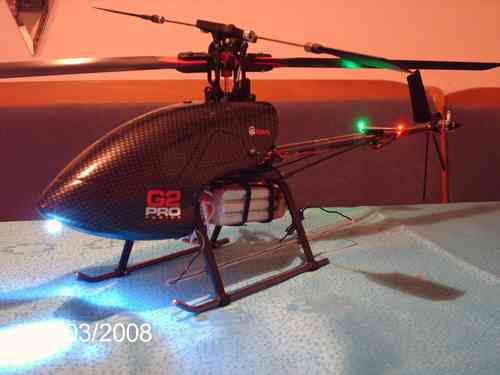 Hubschrauber LED Set T-REX 250, 3 mm LEDs Superhell, mit Landescheinw., Positionsl.,ACL-Blitzer+