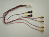 LED Blinker/Warnblinker für Kinder Autos (Rutscher/Elektro/Tret) Komplettset 4x GELB 50cm Kabel+