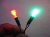 Positionslichter-Set Rot/Grün D=8mm,  5-Chip LEDs Ultrahell, mit Scale Kappen+
