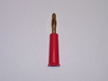 Bananenstecker D=4mm vergoldet Lötanschluss ein Paar Rot/Schwarz+