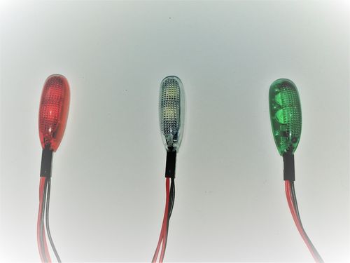 Tropfenform Pos.-Licht ACL Beacon 2 x 1 Watt LEDs+